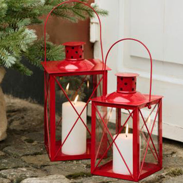 Lantern - Small Red Square
