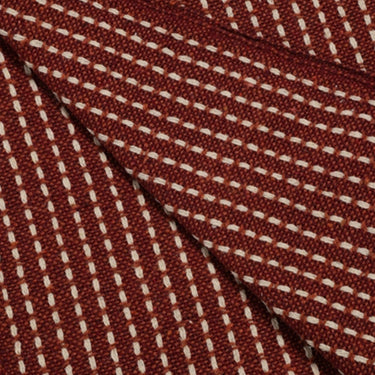 Throw - Stripe With Blocks Maroon & Gold