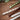Taper Candle - Striped Olive Green & Light Green