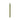 Taper Candle - Striped Olive Green & Light Green