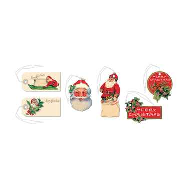 Gift Tags - Vintage Christmas Santa