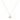 Porcelain Matte Gold Dipped Necklace