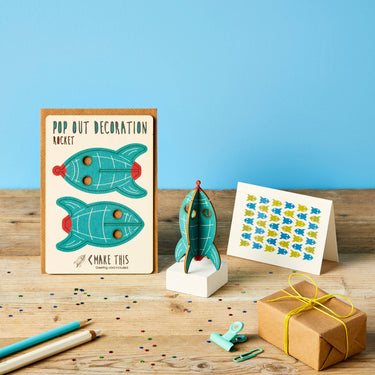 Pop Out Card - Rocket