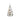 LED Glass Fir Tree - Dots