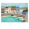 South Quay Postcard by Janet Bell