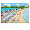 Sunny Slapton Postcard by Janet Bell