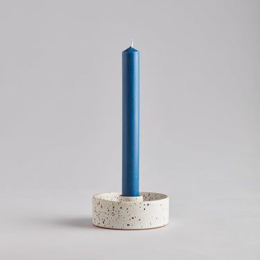 Speckled Candle Holder - Stone